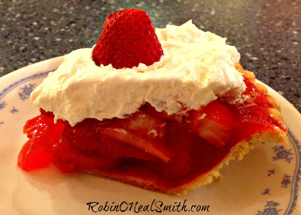 a slice of Fresh Strawberry Pie