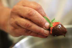 dipped strawberries
