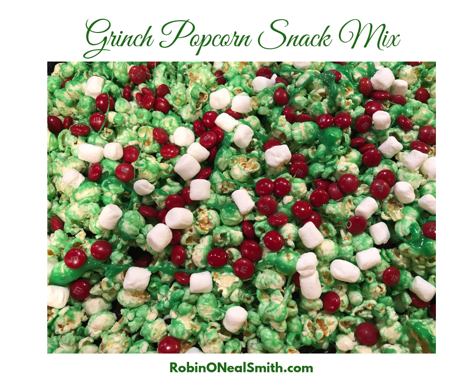 Grinch Popcorn Snack Mix