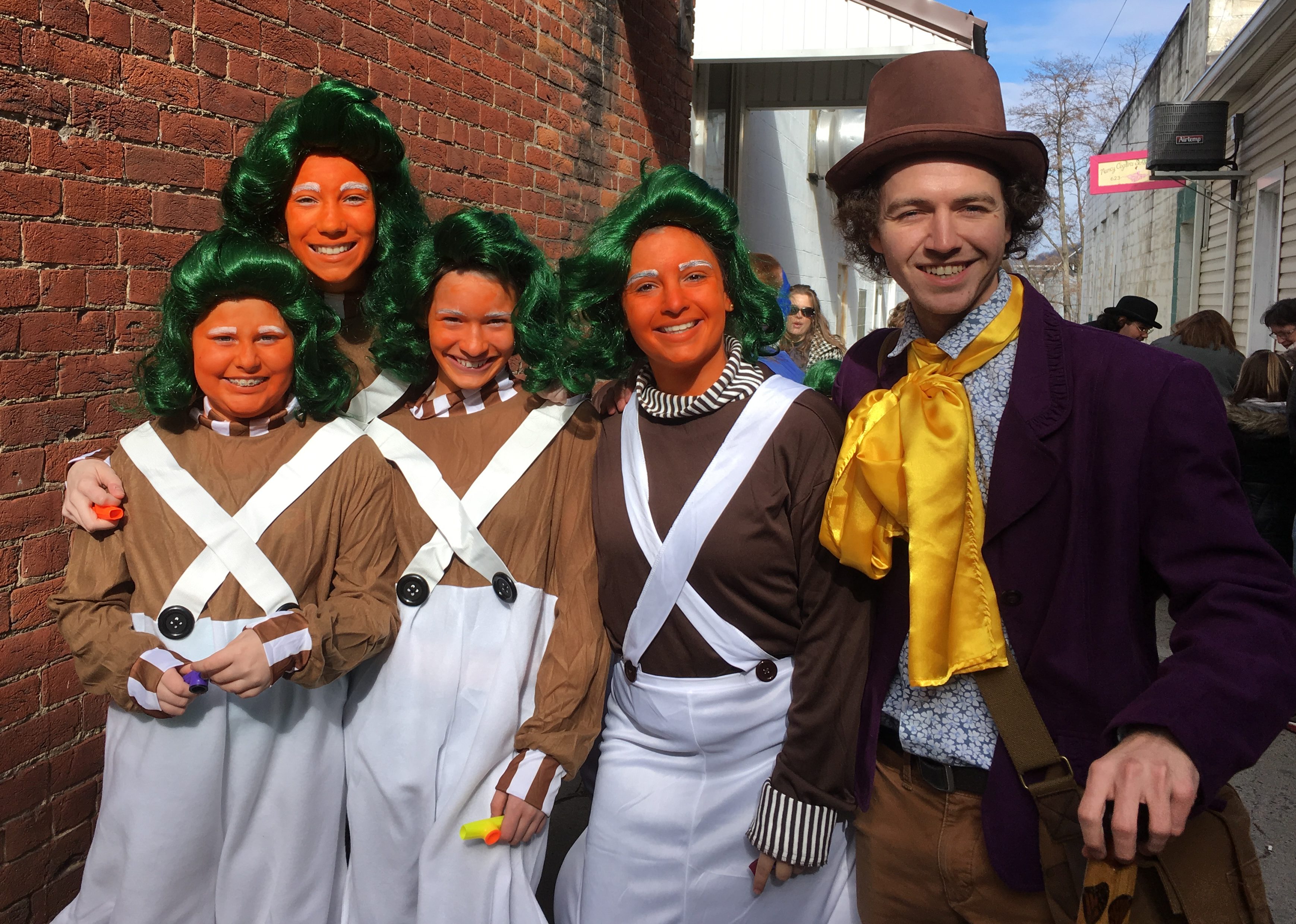 Oompa Loompa and Willie Wonka