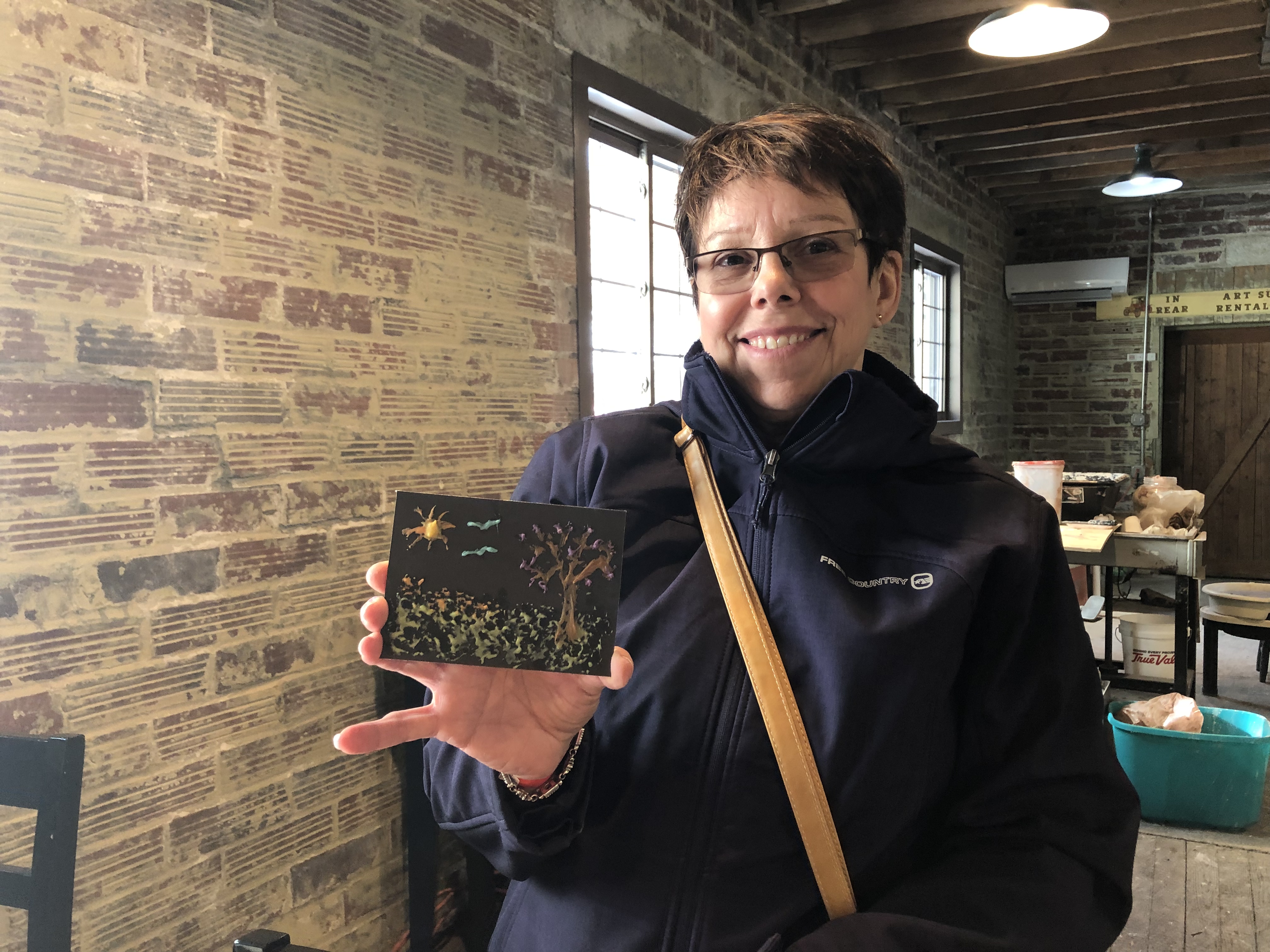 Kathy - Chocolate Painting