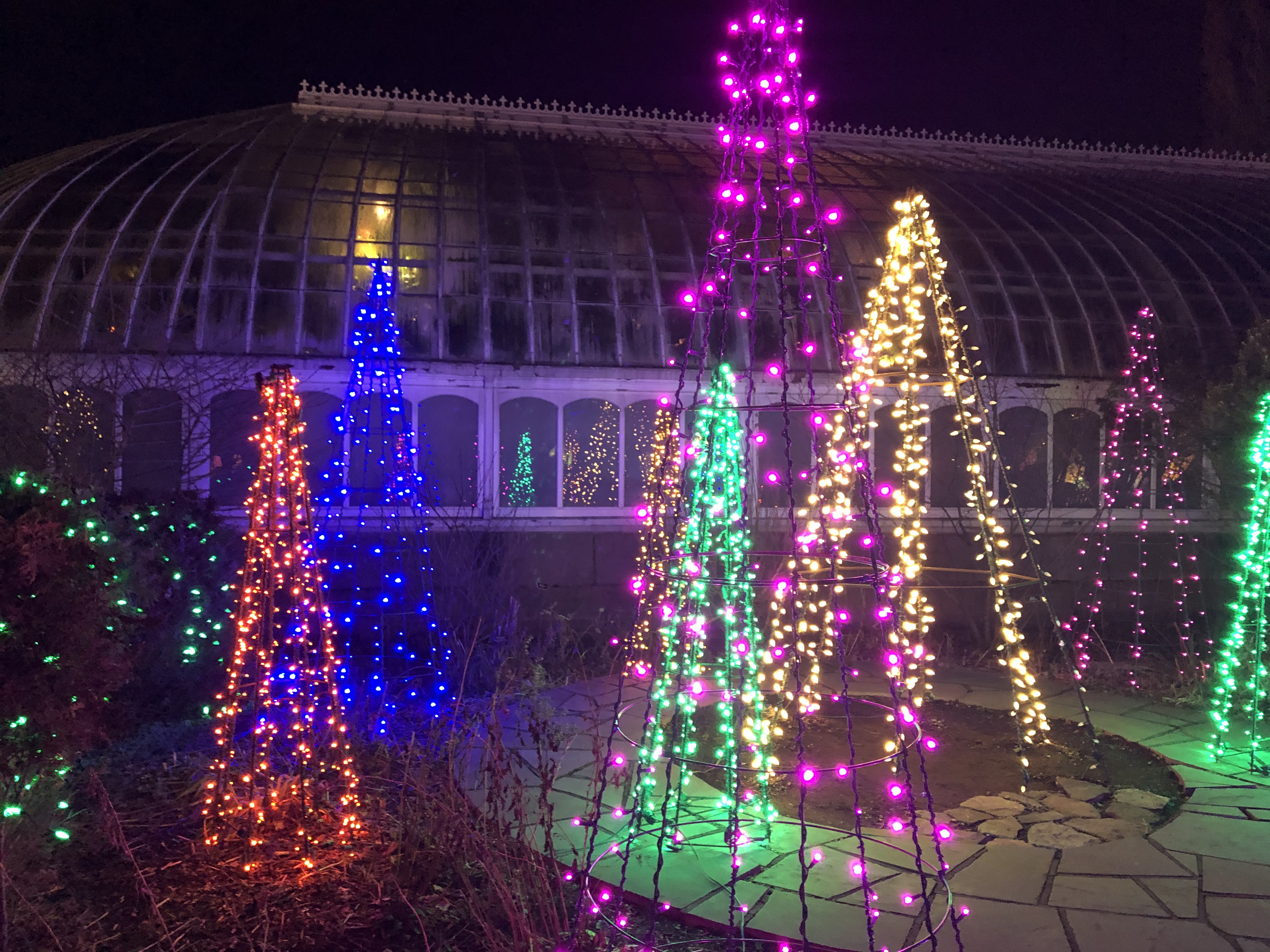 Phipps Holiday Magic: Let it Glow! Outdoor Trees